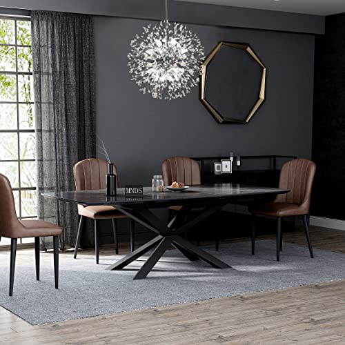 Qamra Modern Chrome Crystal Chandelier,16-Light Firework Pendant Dandelion Chandeliers Sputnik Lights Ceiling for Dining Room, Bedroom, Entry, Kitchen, Living Room