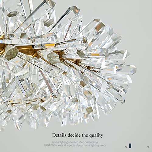 Crystal Flower Ceiling Chandelier Led Luxury Indoor Lighting Home Decoration for Living Room Bedroom Restaurant G4 Bulb Modern Ceiling Lamps Chandelier Lighting