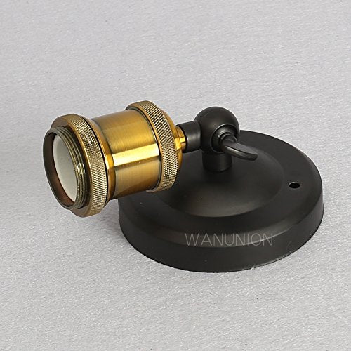 Two Packs Industrial Vintage Wall Light Tube Bulbs Rustic Adjustable Angle Wire Metal Cage Wall Lamp Sconces Retro Indoor Lighting Fixture Fit for Hallway Corridor Bedside