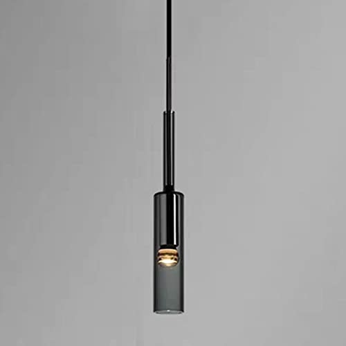 AAOTE Ceiling Pendant Lights, Modern Atmosphere Grey LED Crystal Glass Pendent Lamp Nordic Hanging Lighting Fixtures Suspension Creative Living Room Bedside Indoor Chandeliers E14