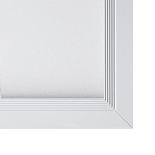G.W.S® Premium 84W Ultra Slim White Frame 595mmx1195mm (2'x4') Rectangular LED Suspended Flat Panel Light Office Ceiling Light Day White, 1M Wire Kit Included