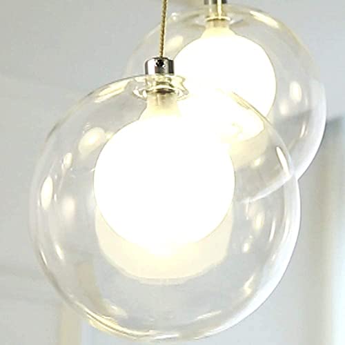 TAXXII 10 Lights Creative Bubble Balls Restaurant Pendant Light Duplex Staircase Home Luxury Chandelier Ceiling Light Minimalist Home Luxury Chandelier for Living Room Nordic Art Personal