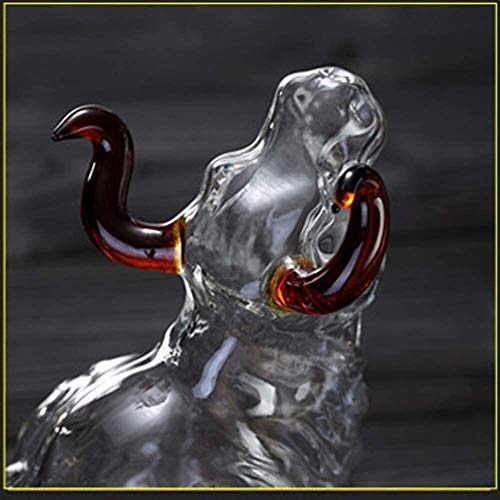 TEMKIN liquor-decanters Wine Decanter, Cow Shape Whiskey Decanter,100% Handmade Red Wine Aerator Decanter Crystal Glass Carafe decanter