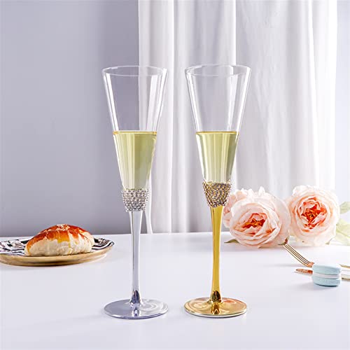 TEMKIN Goblet Glasses Champagne Crystal Glass Goblet Glasses