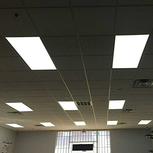 1200 x 600mm 80W LED Ceiling Recessed Office Warehouse Workshop Panel Light Super Bright Daylight 6500K Lighting