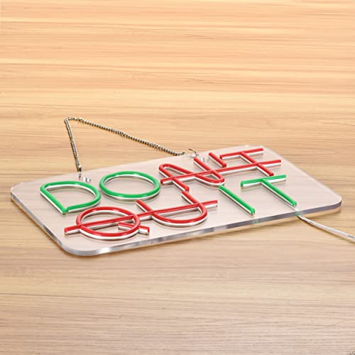 FANSIR Neon Sign Compatible with Don't Quit for Wall Decor, Do It LED Neon Light Dimmable Switch LED Neon Lights Signs for Party Bedroom Home Office Hotel Pub Cafe Wall Decor (16 * 14 inch)