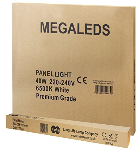 40w Surface Mount LED Panel 600 x 600 Frame with LED Panel White Body 3 Year Warranty 6500k Super Bright Daylight