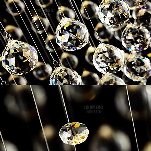 AAOTE LED Rectangular Linear Rain Drop Lighting Lobby Pendant Light Modern K9 Crystal Ceiling Lamp Stair Spiral Raindrop Wine Glass Chandelier