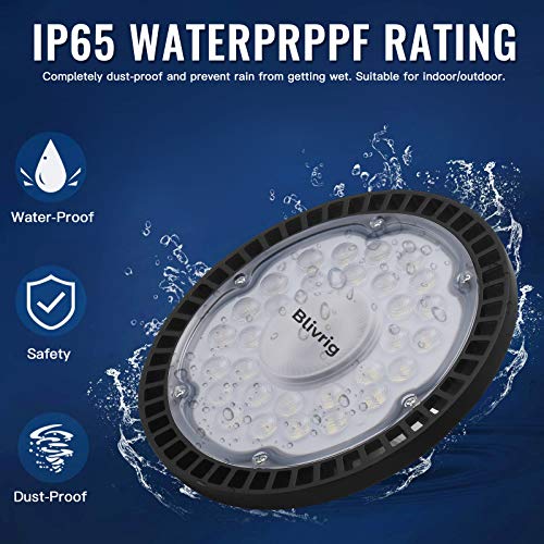 Jefedana (10 Packs) 100W LED UFO High Bay Light,10000LM Industrial UFO Lamp IP65 Waterproof UFO Lamp Cold White 6000K led Shop Lights Widely Used in Factories, Shopping Malls, Warehouses, Car Parks