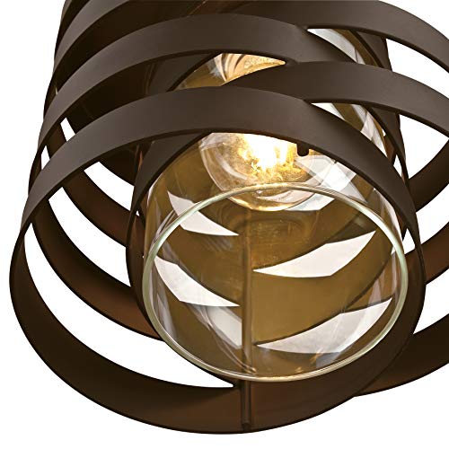Westinghouse Lighting 63693 One-Light Indoor Pendant, Oil Rubbed Bronze Finish with Clear Glass