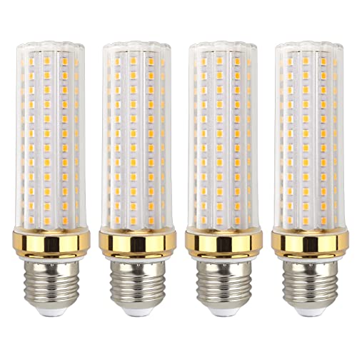 Akynite E27 LED Bulbs 20W Cool White 6000K, 2000LM, 88 LEDs, Equivalent to E27 150W Incandescent Bulbs, E27 ES Screw LED Corn Bulbs for Floor Lamp Ceiling Lamp, Not Dimmable, Pack of 4