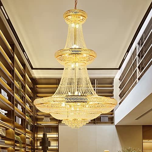 KKAIRA Elegant Lighting 91478-RC Primo Collection Large Hanging Fixture - Royal E14 Gold